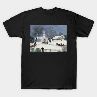 robertson moses winter robertson moses winter portrait of grandma moses T-Shirt